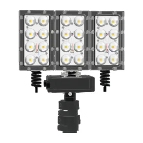 Three LED lamp heads of the HZ6125 explosion-proof panoramic lighting system